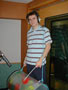 Scott getting ready for some trash action